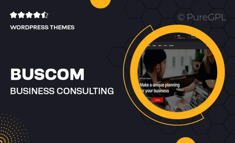 buscom business consulting wordpress