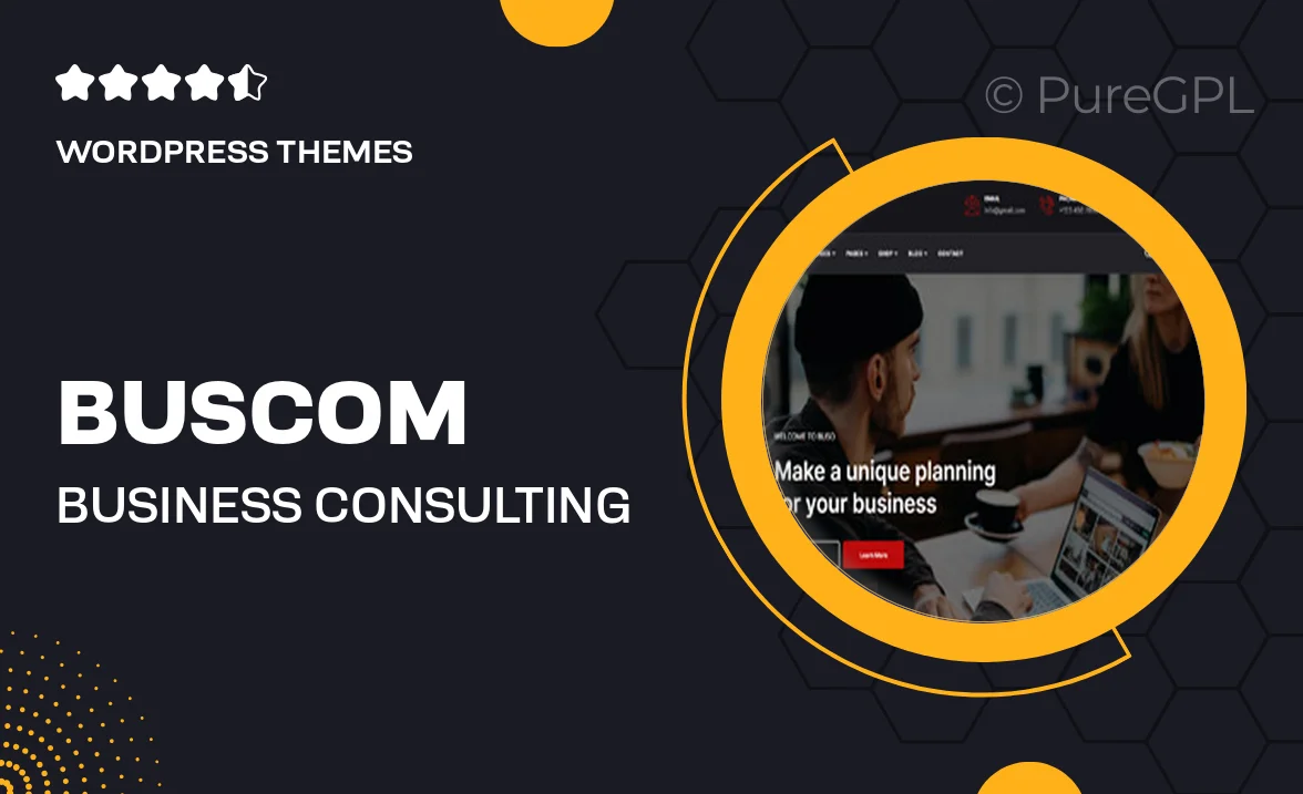 Buscom – Business Consulting WordPress