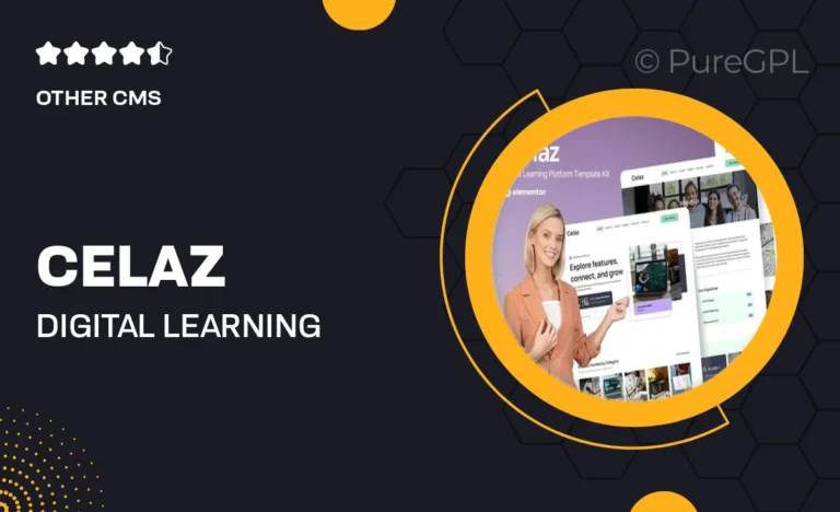 celaz digital learning platform website elementor kit