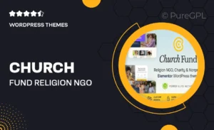 Church Fund – Religion, NGO & Charity WordPress Theme