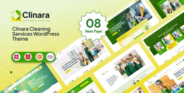 Clinara – Cleaning Services WordPress Theme