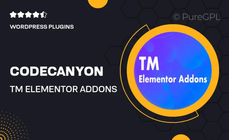 codecanyon tm elementor addons