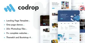 Codrop – App Landing Page And One Page Template