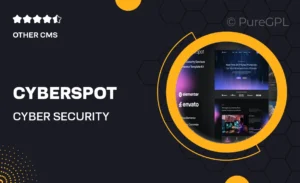CyberSpot – Cyber Security Services Elementor Template Kit