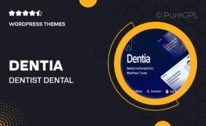 Dentia – Dentist & Dental Clinic WordPress Theme