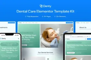 Denty – Dental Care Elementor Template Kit