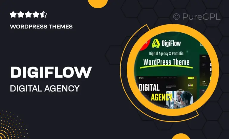 digiflow digital agency wordpress theme