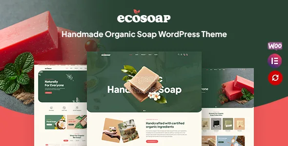 ecosoap handmade organic soap wordpress theme 1