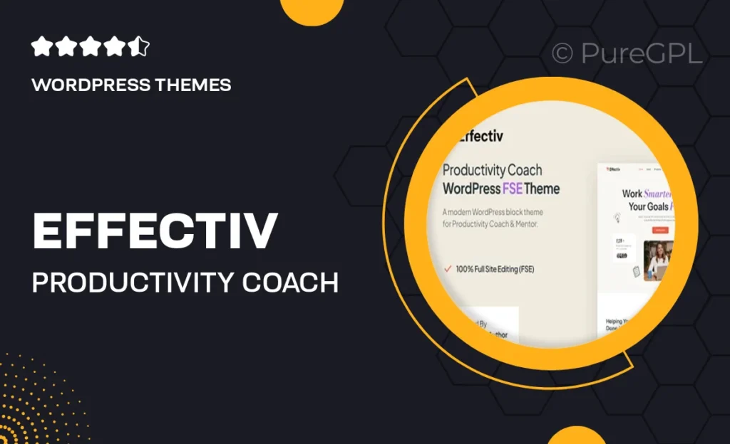 Effectiv – Productivity Coach & Mentor FSE WordPress Theme 18 Effectiv – Productivity Coach & Mentor FSE WordPress Theme