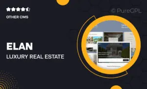 Elan – Luxury Real Estate Elementor Template Kit