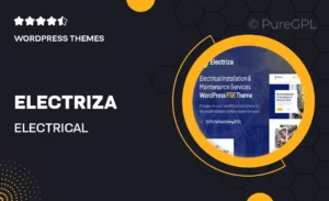 Electriza – Electrical Installation & Maintenance Services FSE WordPress Theme