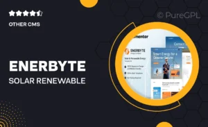 Enerbyte – Solar & Renewable Energy Elementor Template Kit