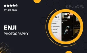 Enji – Photography & Personal Portfolio Elementor Template Kit