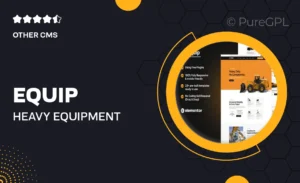 Equip – Heavy Equipment Rental Elementor Template Kit