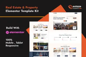 Estaze – Real Estate & Property Elementor Template Kit