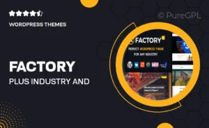 Factory Plus – Industry and Construction WordPress Theme