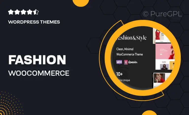 fashion woocommerce responsive wordpress theme