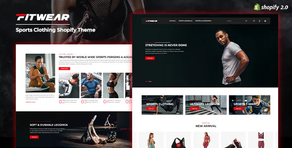 fitwear sports clothing fitness equipment shopify theme 1
