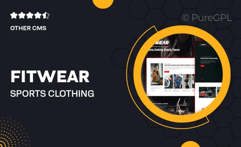 fitwear sports clothing fitness equipment shopify theme