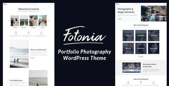 Fotonia – Portfolio Photography Theme for WordPress