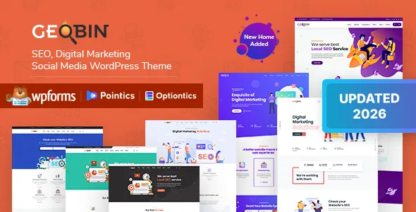 GeoBin | SEO, Startup & SaaS WordPress Theme