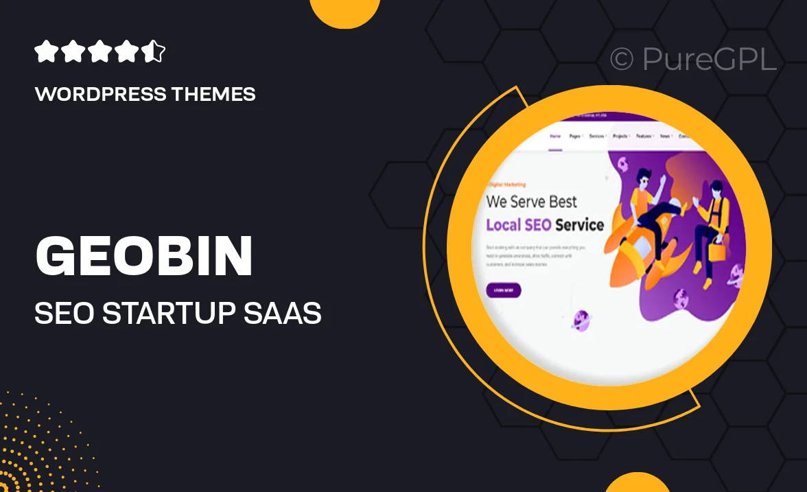 GeoBin | SEO, Startup & SaaS WordPress Theme