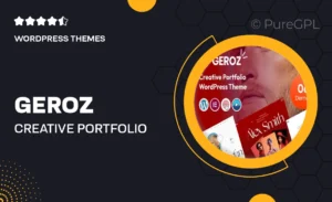 Geroz – Creative Portfolio & Digital Agency WordPress Theme