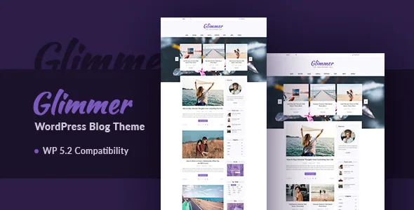 Glimmer – A Responsive WordPress Blog Theme