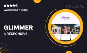Glimmer – A Responsive WordPress Blog Theme