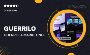 Guerrilo – Guerrilla Marketing & Brand Activation Elementor Template Kit
