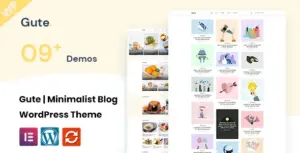 Gute – Minimalist Blog WordPress Theme