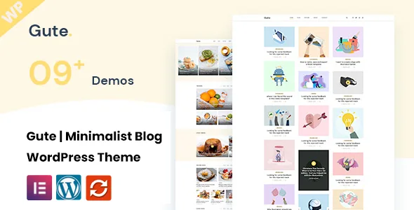 Gute – Minimalist Blog WordPress Theme