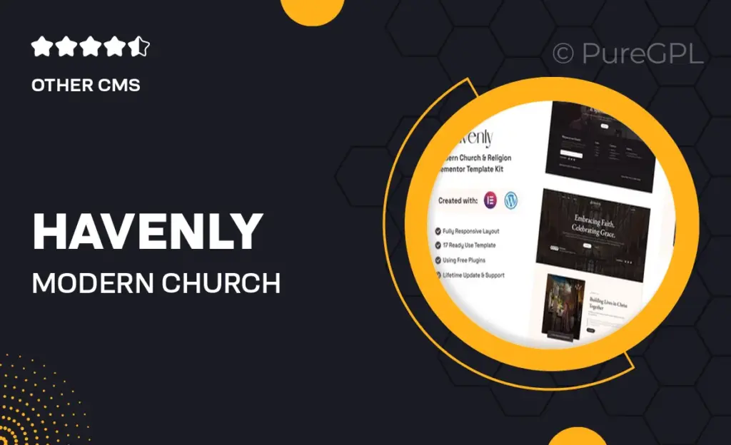 Havenly – Modern Church & Religion Elementor Template Kit