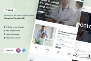 Healix – Healthcare & Medical Services Elementor Template Kit