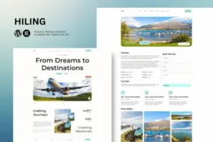 Hiling – Tour & Travel Agency Elementor Template Kit