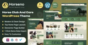 Horseno – Horse Club & Riding Sports WordPress Theme