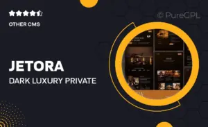 Jetora – Dark Luxury Private Jet Elementor Template Kit