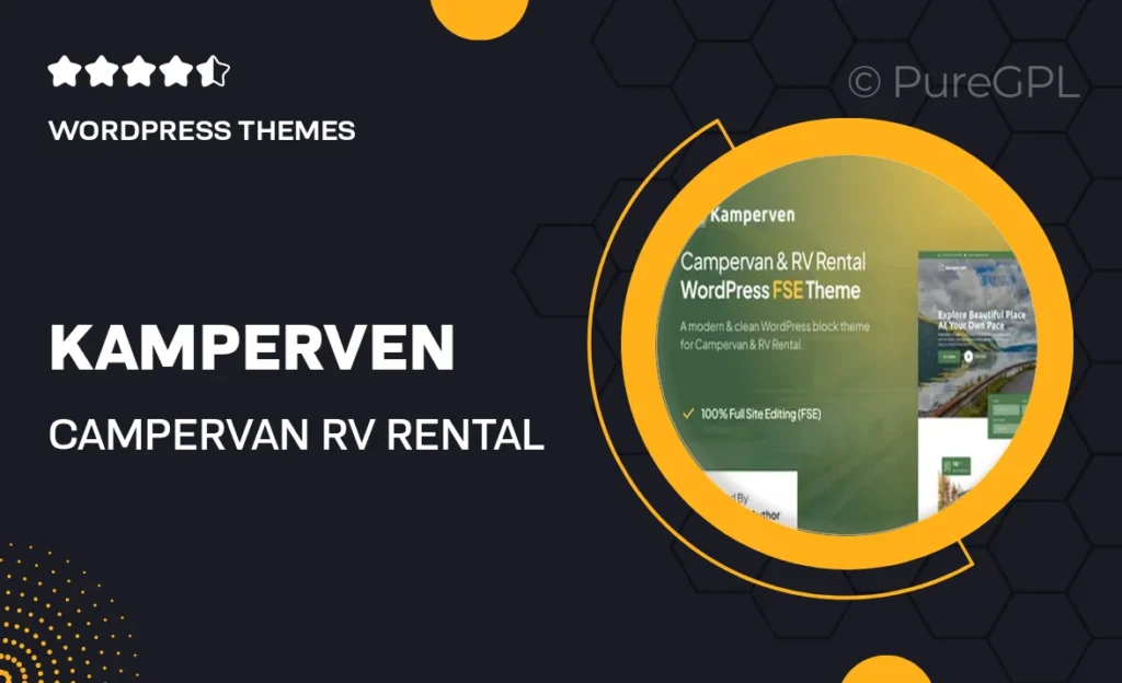 Kamperven – Campervan & RV Rental FSE WordPress Theme 5 Kamperven – Campervan & RV Rental FSE WordPress Theme
