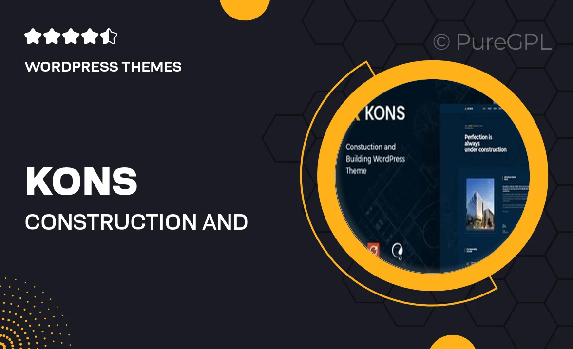Kons – Construction and Building WordPress Theme