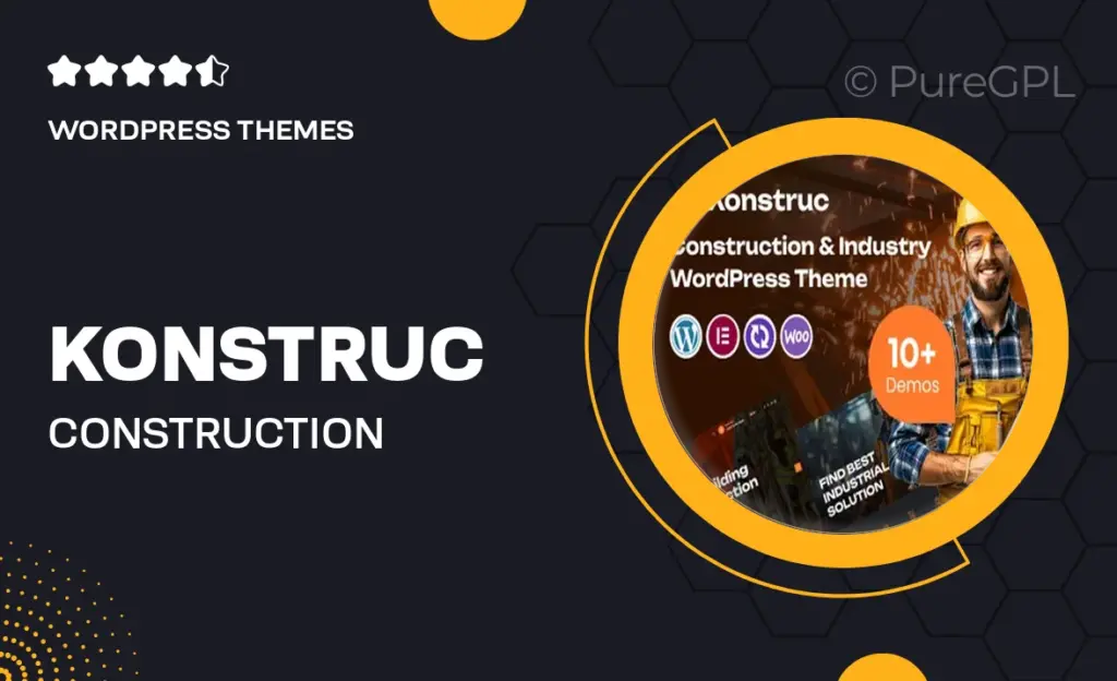 Konstruc – Construction & Industry WordPress Theme