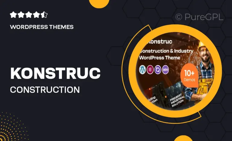 konstruc construction industry wordpress theme
