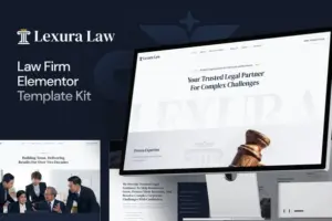 Lexura – Law Firm Elementor Template Kit