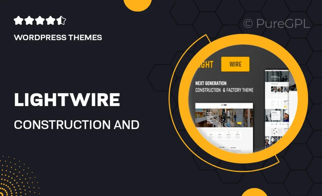 Lightwire – Construction And Industry Theme