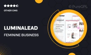 LuminaLead – Feminine Business Coaching Elementor Pro Template Kit