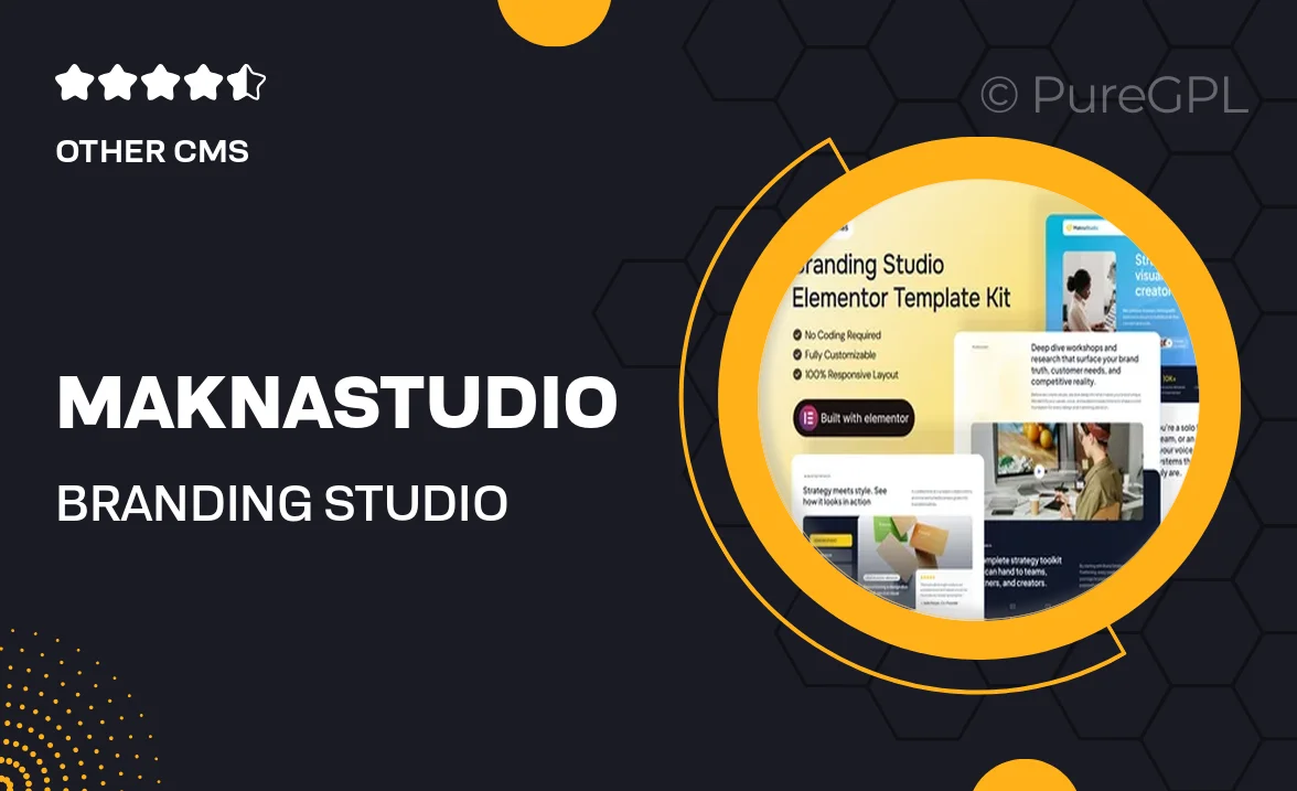 MaknaStudio – Branding Studio Elementor Pro Template Kit