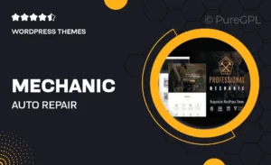 Mechanic – Auto Repair WordPress Theme