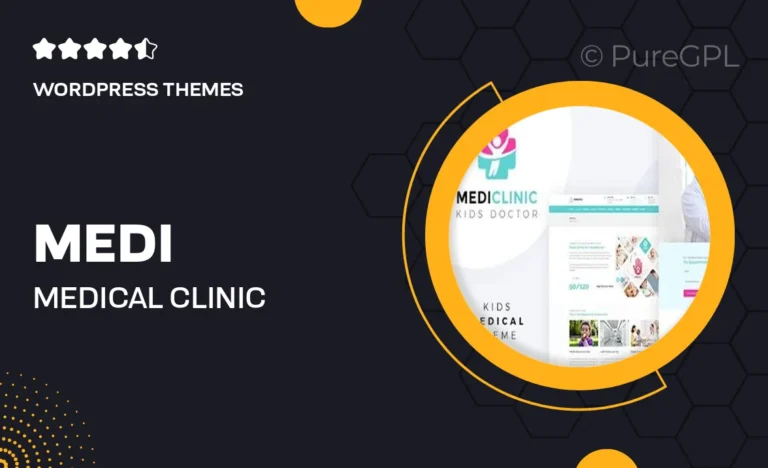 medi medical clinic wordpress theme