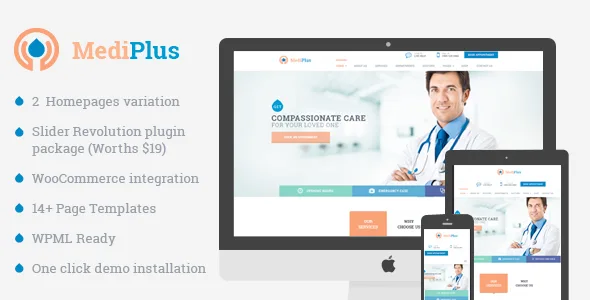 MediPlus – Responsive Theme for Medical and Health