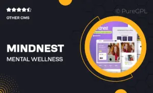 Mindnest – Mental Wellness Consultation Elementor Template Kit