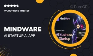MindWare – AI Startup, AI App & Machine Learning WordPress Theme